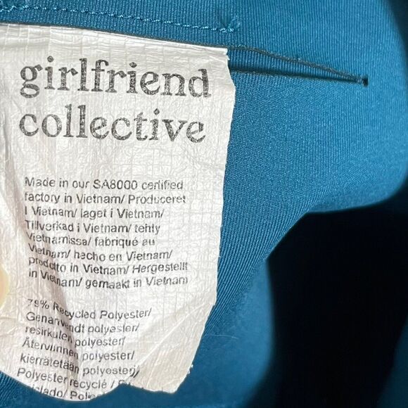 Girlfriend Collective High Waist Olympia Leggings Women’s Size Small Blue - Picture 12 of 13